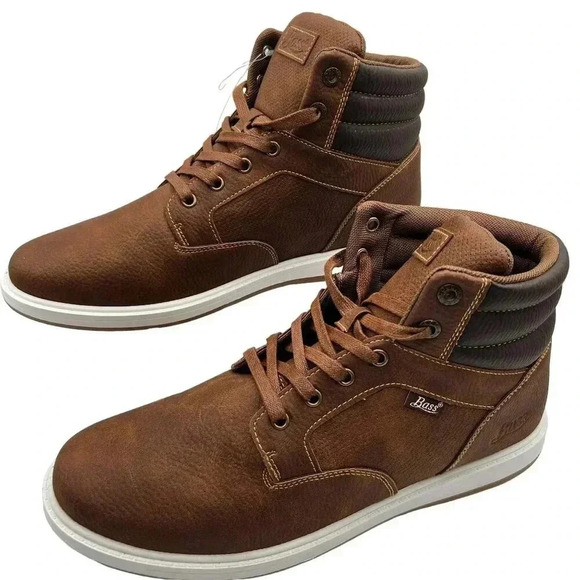 G.H.Bass NEW Mens 12 Walking Casual Lace Up Ankle Desert Boots 2 Tone Brown Tan main image 9
